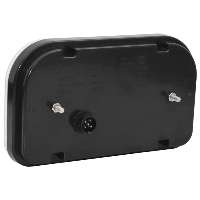 Luci Rimorchio 2 pz Rosso 24x5x14,5 cm 12V Lampadina LED cod mxl 64194