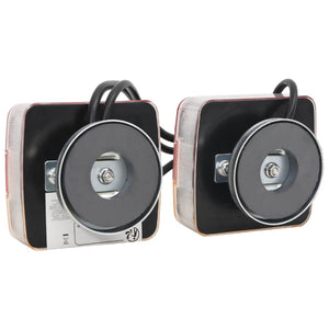 Luci Rimorchio 2 pz Rosso 10,5x7,5x10 cm 12V Lampadina LED 152904