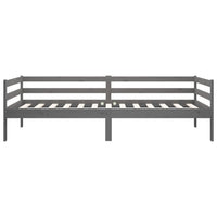 Dormeuse Grigia 90x190 cm in Legno Massello di Pino 814636