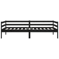 Dormeuse Nera 90x190 cm in Legno Massello di Pino 814638