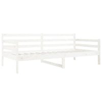 Dormeuse senza Materasso-Divano Letto-Struttura Letto Bianca 90x190 cm Legno Massello Pino 804950