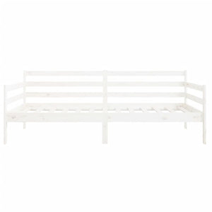 Dormeuse senza Materasso-Divano Letto-Struttura Letto Bianca 90x190 cm Legno Massello Pino 804950