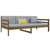 Dormeuse Marrone Ambra 90x190 cm in Legno Massello di Pino 814642