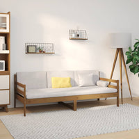 Dormeuse Marrone Ambra 90x190 cm in Legno Massello di Pino 814642