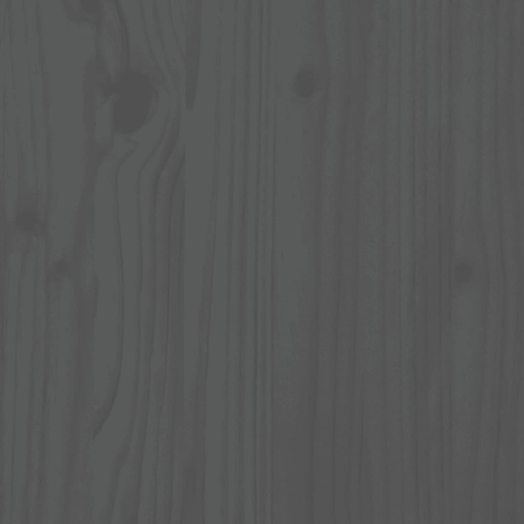 Dormeuse Grigia 90x190 cm in Legno Massello di Pino 814651