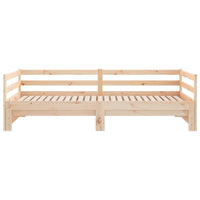 Dormeuse Estraibile 2x(90x190) cm Legno Massello di Pino