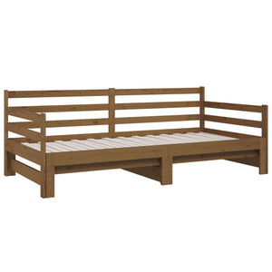 Dormeuse Estraibile Ambra 2x(90x190) cm Legno Massello di Pino 814662