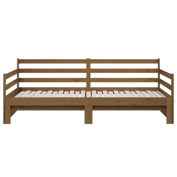 Dormeuse Estraibile Ambra 2x(90x190) cm Legno Massello di Pino 814662