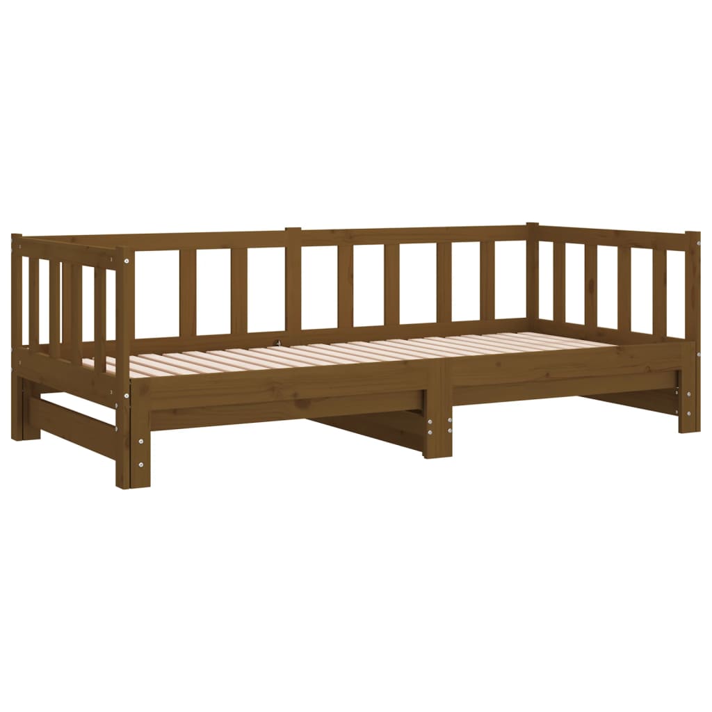 Dormeuse Estraibile Ambra 2x(90x190) cm Legno Massello di Pino 814667