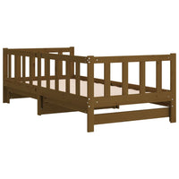 Dormeuse Estraibile Ambra 2x(90x190) cm Legno Massello di Pino 814667
