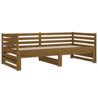 Dormeuse Estraibile Ambra 2x(90x190) cm Legno Massello di Pino 814672
