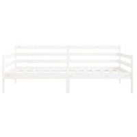 Dormeuse senza Materasso Bianca 80x200 cm Legno Massello Pino 814680