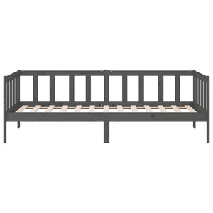 Dormeuse Grigia 80x200 cm in Legno Massello di Pino 814686
