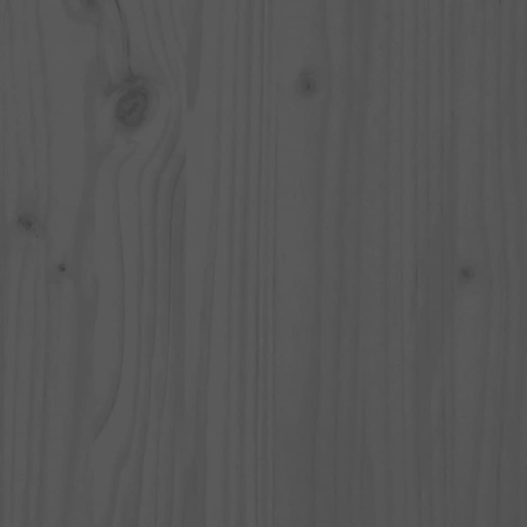 Dormeuse Grigia 80x200 cm in Legno Massello di Pino 814691