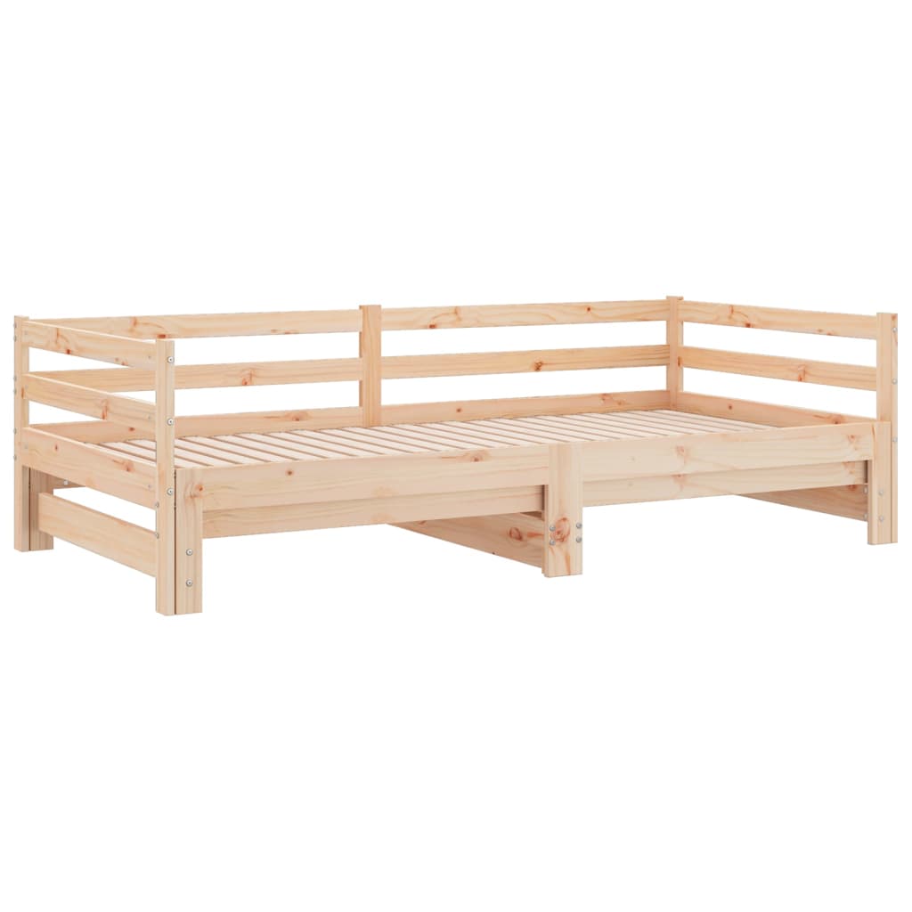 Lettino Estraibile senza Materasso-Struttura Letto 80x200 cm