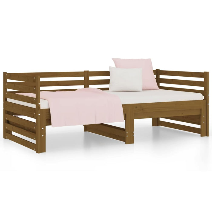 Dormeuse Estraibile Ambra 2x(80x200) cm Legno Massello di Pino 814712