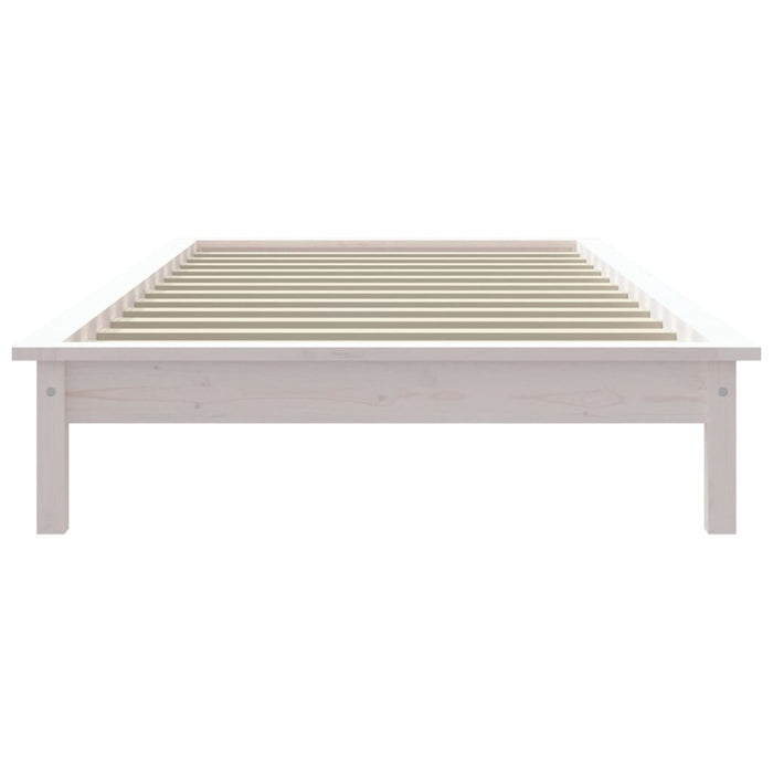 Giroletto Bianco 90x200 cm in Legno Massello di Pino 820527
