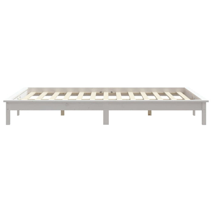 Giroletto Bianco 160x200 cm in Legno Massello di Pino 820552