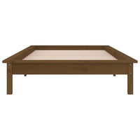 Giroletto con LED Ambra 90x190 cm Single in Legno Massello 820639