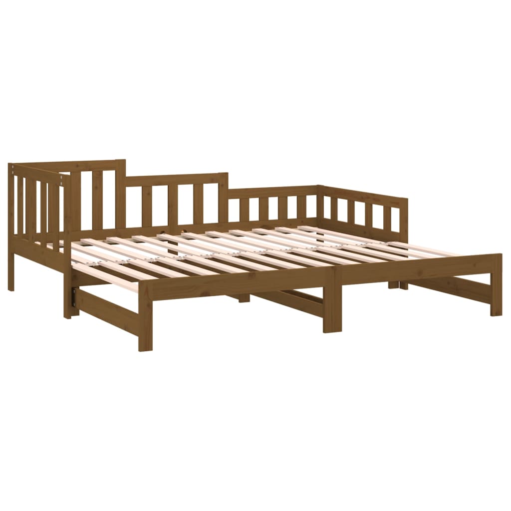 Dormeuse Estraibile Ambra 2x(80x200) cm Legno Massello di Pino 820739