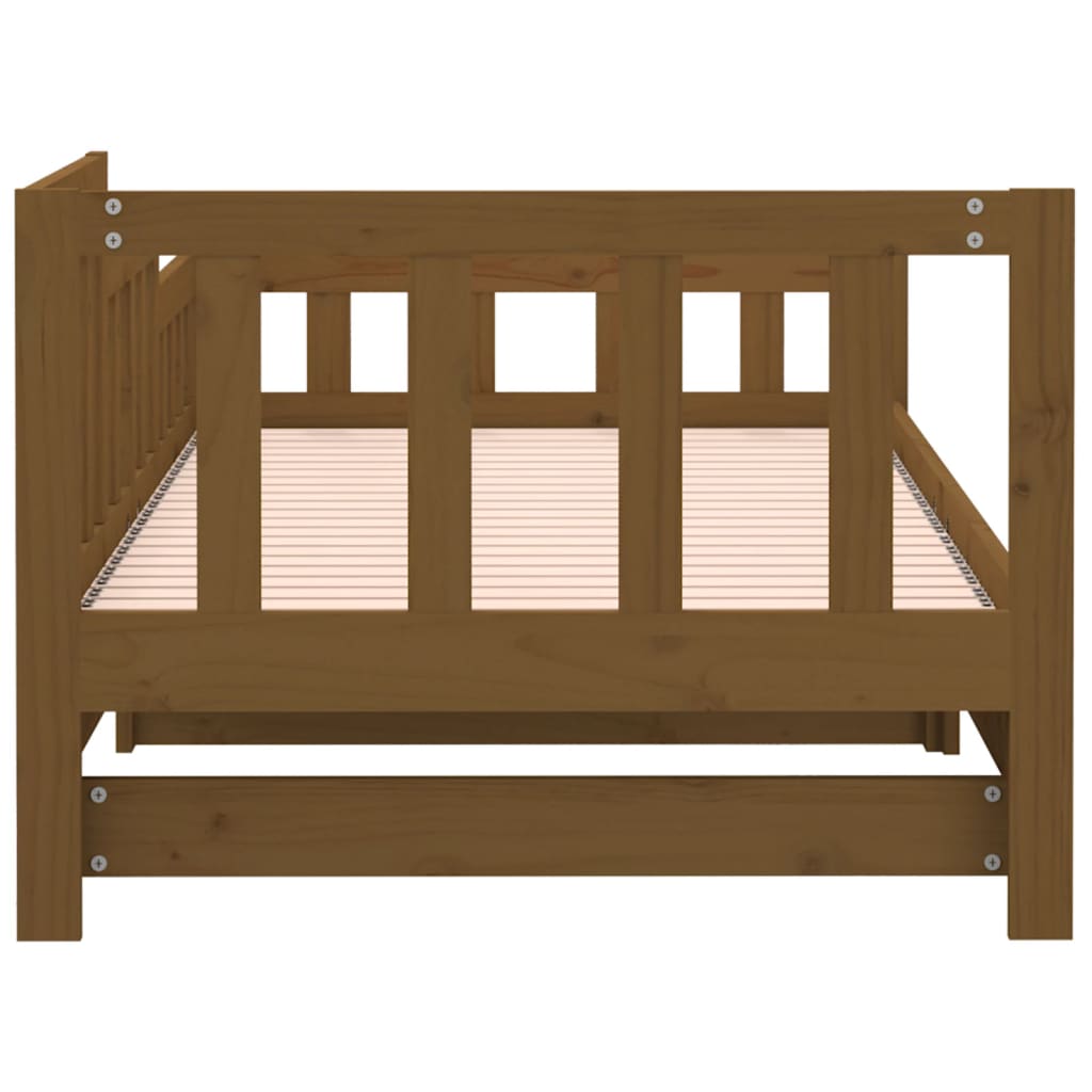 Dormeuse Estraibile Ambra 2x(80x200) cm Legno Massello di Pino 820739