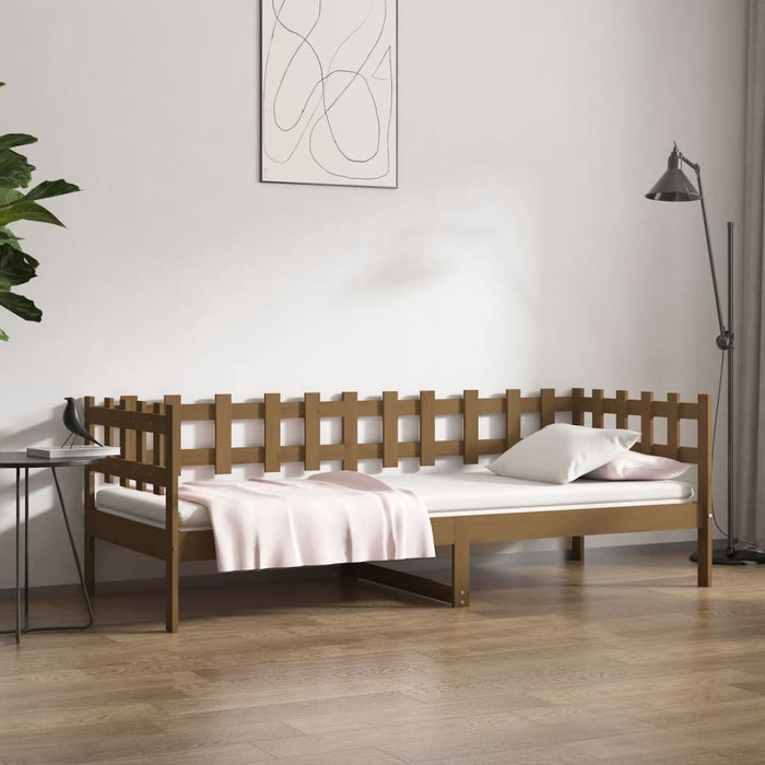 Divano Letto senza Materasso Ambra 90x200cm Legno di Pino 820759