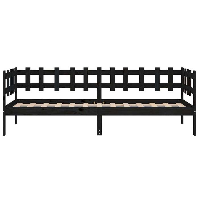 Dormeuse Nera 90x200 cm in Legno Massello di Pino 820760