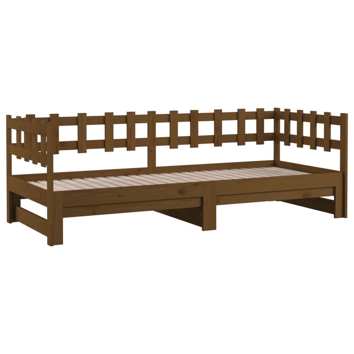 Dormeuse Estraibile Ambra 2x(80x200) cm Legno Massello di Pino 820769
