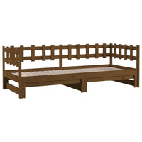 Dormeuse Estraibile Ambra 2x(90x190) cm Legno Massello di Pino 820779