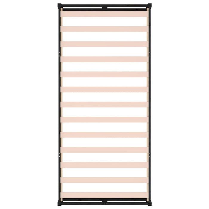 Giroletto Nero 90x200 cm in Legno Massello cod mxl 62234