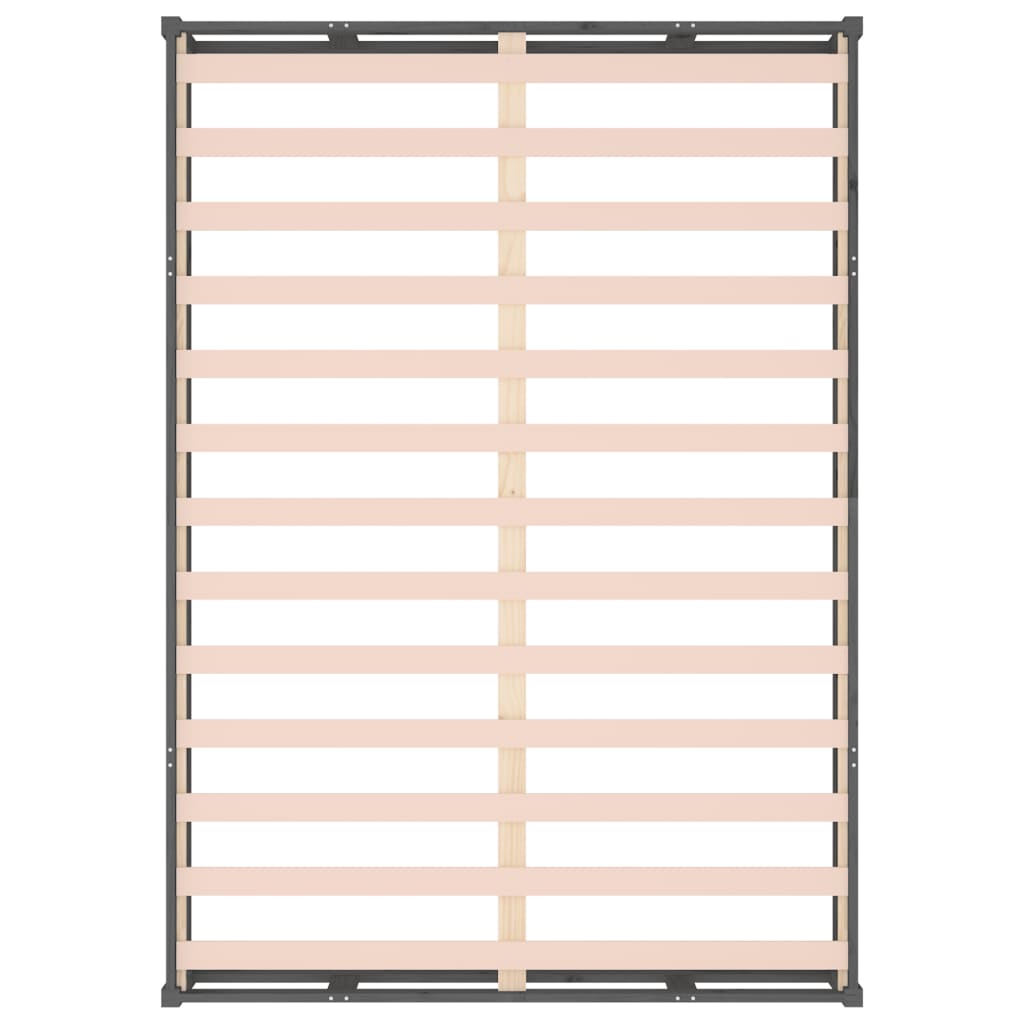 Giroletto Grigio 150x200 cm King in Legno Massello 820803