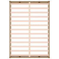 Giroletto senza Materasso Ambra 200x200 Legno Massello 820819