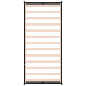 Giroletto-Struttura Letto Nero 75x190 cm Small Single in Legno Massello 415405
