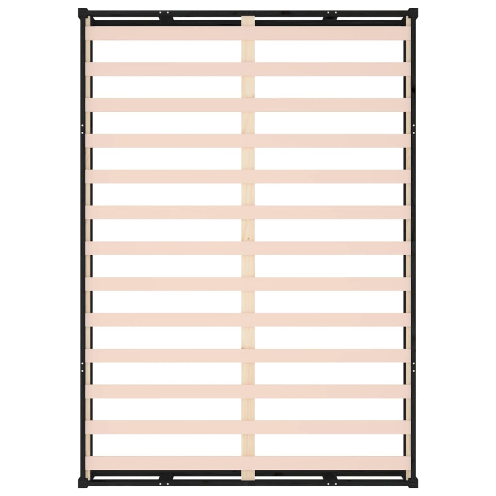 Giroletto Nero 120x190 cm Small Double in legno Massello 820835