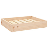 Cuccia per Cani 51,5x44x9 cm in Legno Massello di Pino 820846