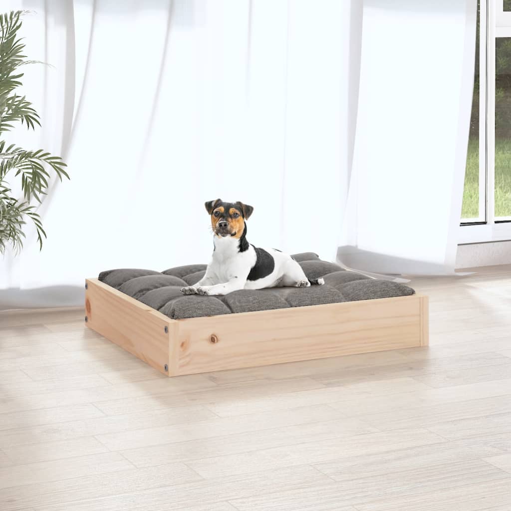 Cuccia per Cani 51,5x44x9 cm in Legno Massello di Pino 820846