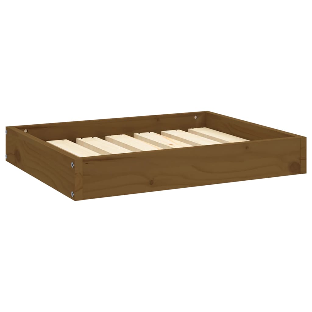 Cuccia per cani comodo divano 61,5 x 49 x 9 cm legno massello di pino marrone 02_0042745