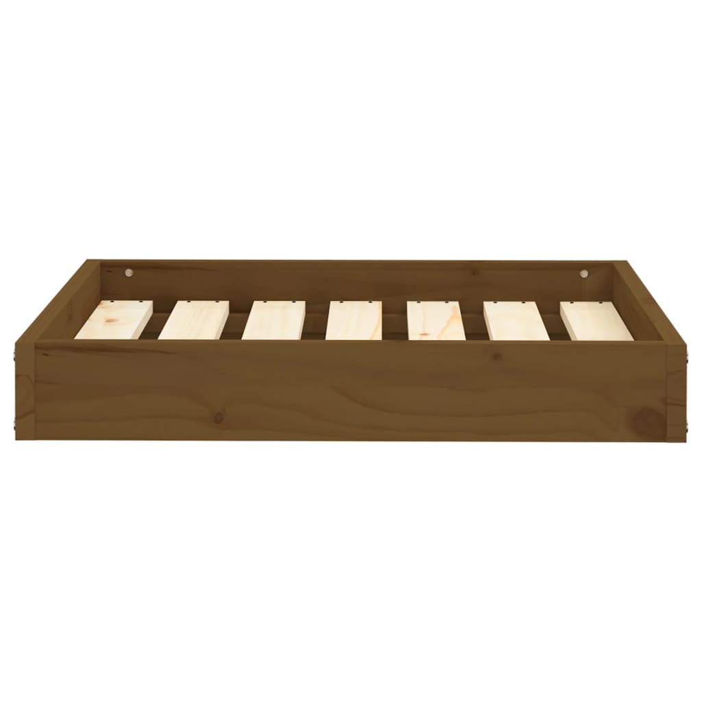 Cuccia per cani comodo divano 61,5 x 49 x 9 cm legno massello di pino marrone 02_0042745