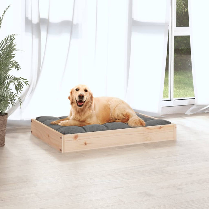 Cuccia per Cani 71,5x54x9 cm in Legno Massello di Pino 820856