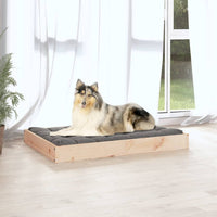 Cuccia per Cani 91,5x64x9 cm in Legno Massello di Pino 820861