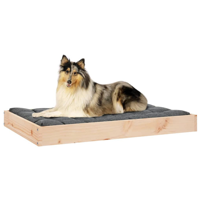 Cuccia per Cani 91,5x64x9 cm in Legno Massello di Pino 820861