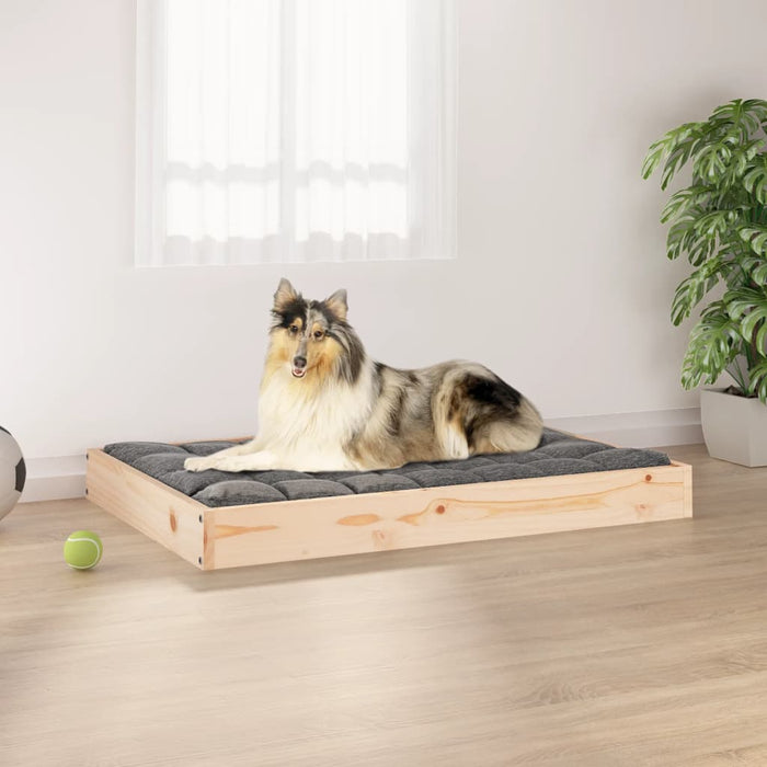 Cuccia per Cani 91,5x64x9 cm in Legno Massello di Pino 820861