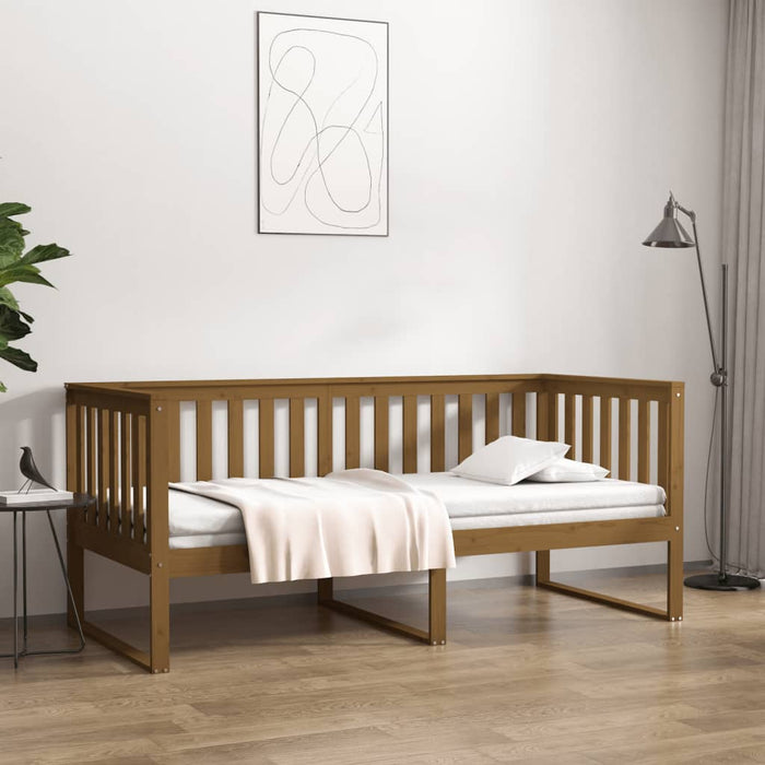 Divano Letto senza Materasso Ambra 90x200cm Legno di Pino 820874