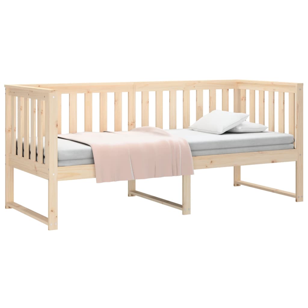Dormeuse senza Materasso-Divano Letto-Struttura Letto 80x200 cm in Legno Massello di Pino 931019