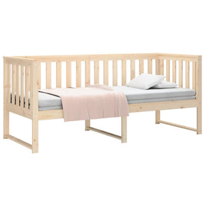 Dormeuse senza Materasso-Divano Letto-Struttura Letto 80x200 cm in Legno Massello di Pino 931019