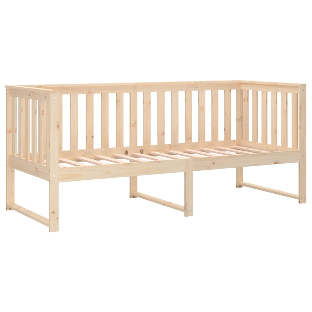 Dormeuse senza Materasso-Divano Letto-Struttura Letto 80x200 cm in Legno Massello di Pino 931019