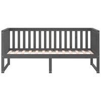 Dormeuse Grigia 80x200 cm in Legno Massello di Pino 820878