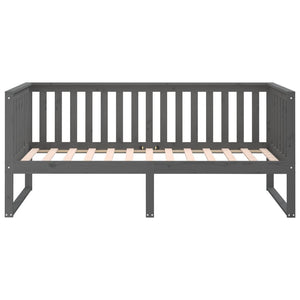 Dormeuse Grigia 90x190 cm in Legno Massello di Pino 820883