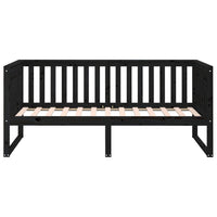 Dormeuse Nera 90x190 cm in Legno Massello di Pino 820885