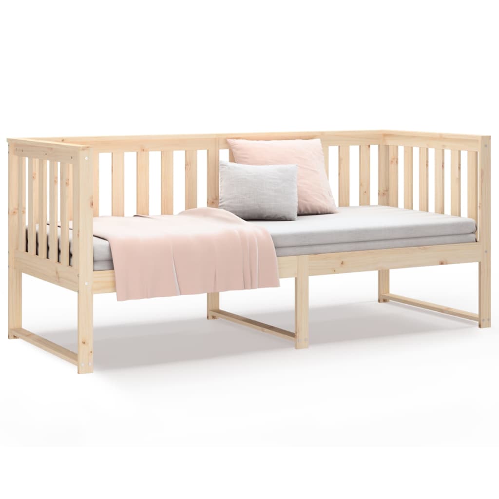 Dormeuse senza Materasso-Divano Letto-Struttura Letto 75x190 cm in Legno Massello di Pino 615600